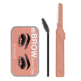 Eyebrow Soap, Eyebrow Styling Wax With Eyebrow Razor, Waterproof Long Lasting Brow Freeze For Holding Brows In Place, Natural 3D Feathery Brows Makeup Balm For Women, Eye Brow Gel Clear Eyebrow Wax
